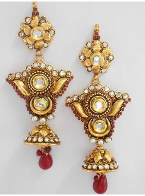 Polki Earrings